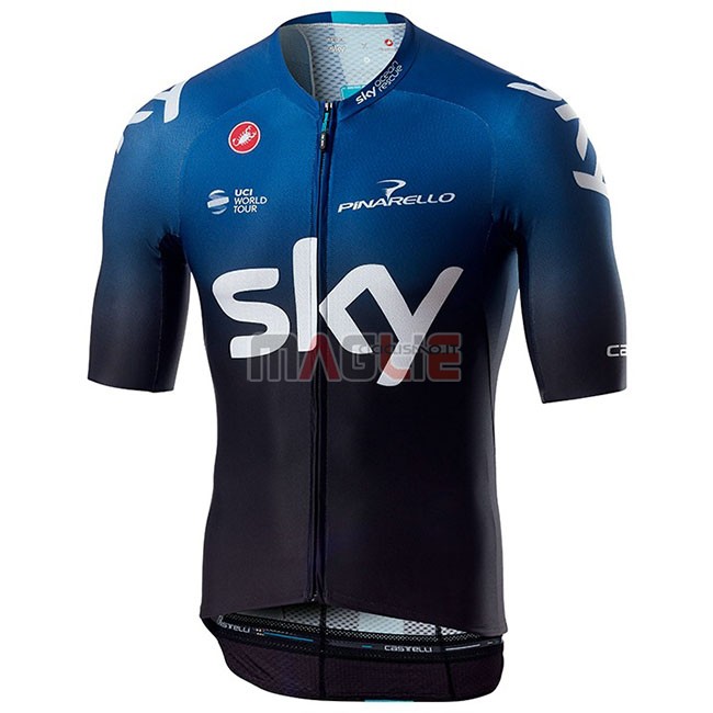 Maglia Sky Aero Manica Corta 2019 Nero Blu